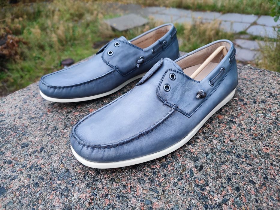 John Varvatos мокасины топсайдеры р.46. Б/у 1 раз.