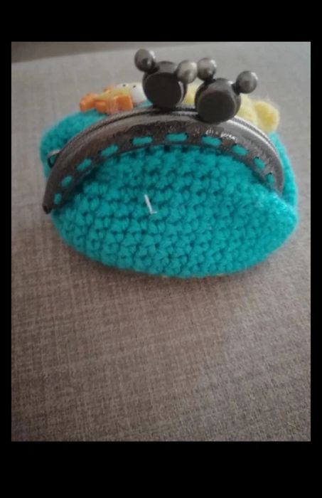 Porta moedas feito à mão