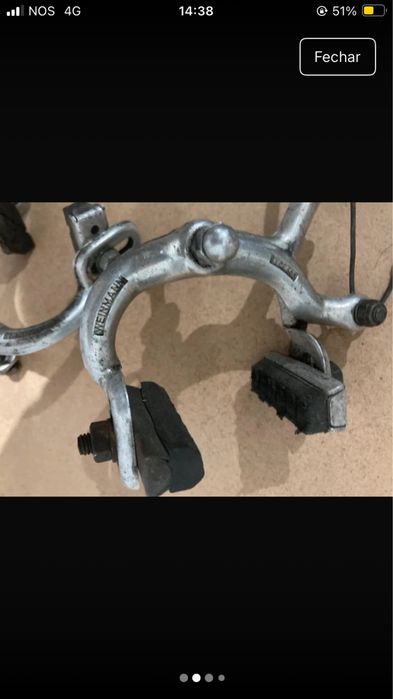 Travões weinmann de bicicleta de estrada