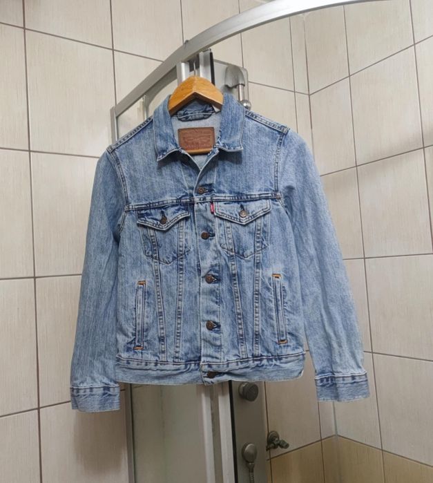 Kurtka wiosenna jesienna Levi's S jeans red label katana jeansowa dżin