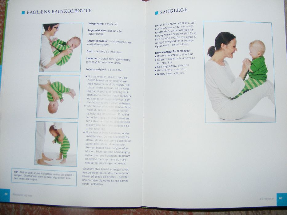 Книга Leg med din baby 0-12 måneder («Играй с ребенком»)