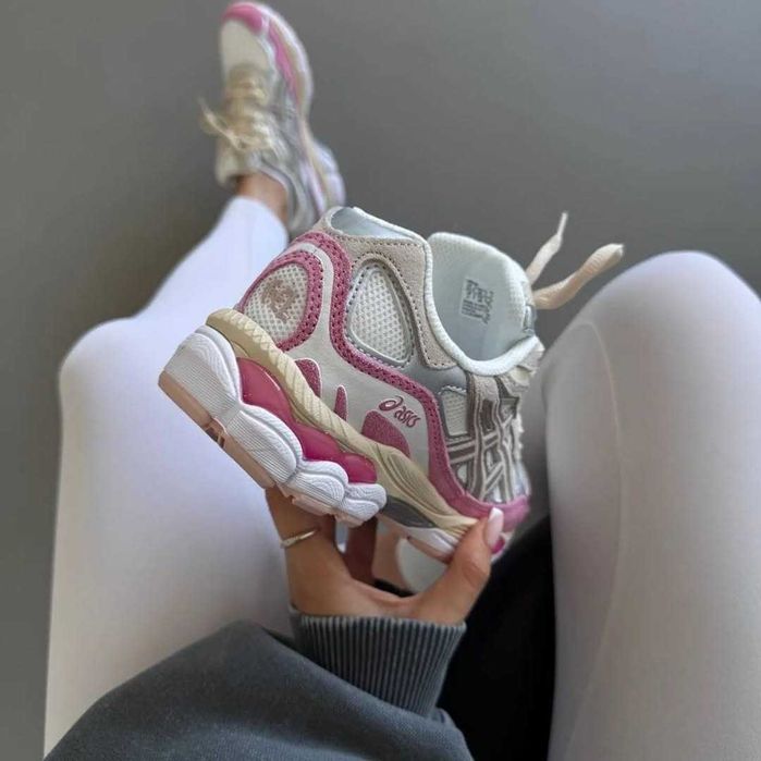 Кроссовки Женские Asics Gel-NYC 1090 Cream Pink/Кросівки Жіночі Асікc