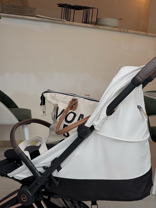 Прогулянкова коляска Cybex Coya White Rose Gold