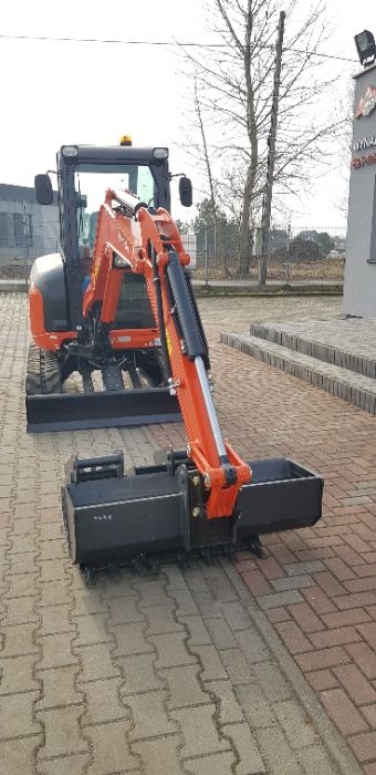 KUBOTA koparka 2,7 t wynajem, 3 łyżki , nowa . obrysowa, Cat , JCB,