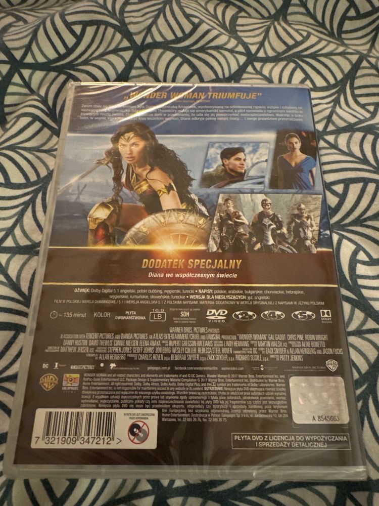 DVD nowe, folia Wonder Woman