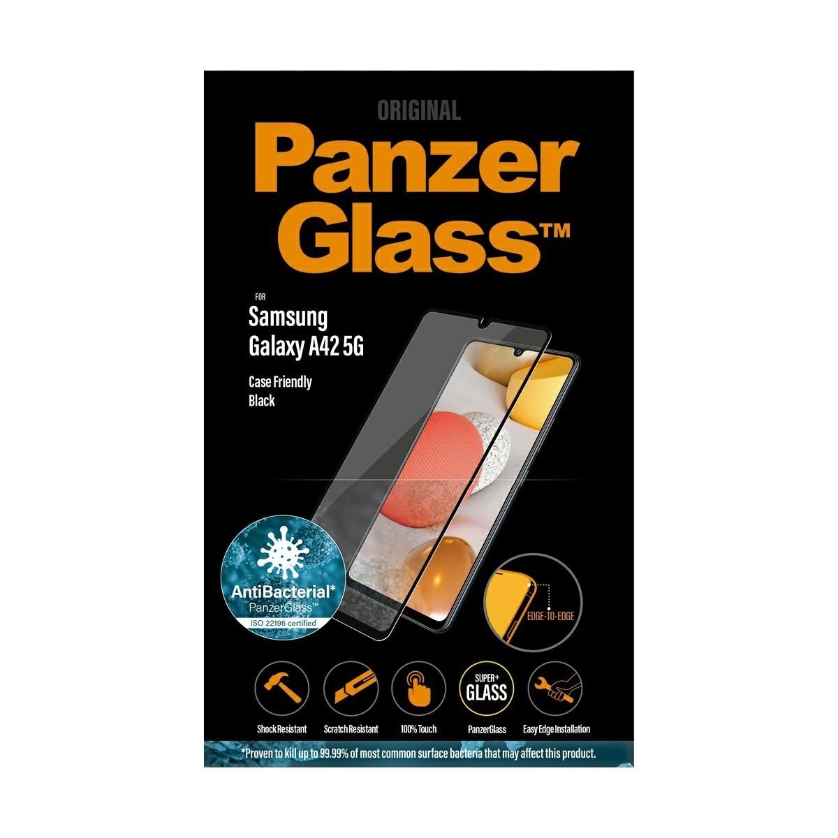 Panzerglass E2E Super+ Sam A42 5G A426 Case Friendly Antibacterial
