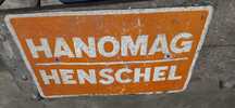 Placa/Chapa antiga Hanomag Henschel