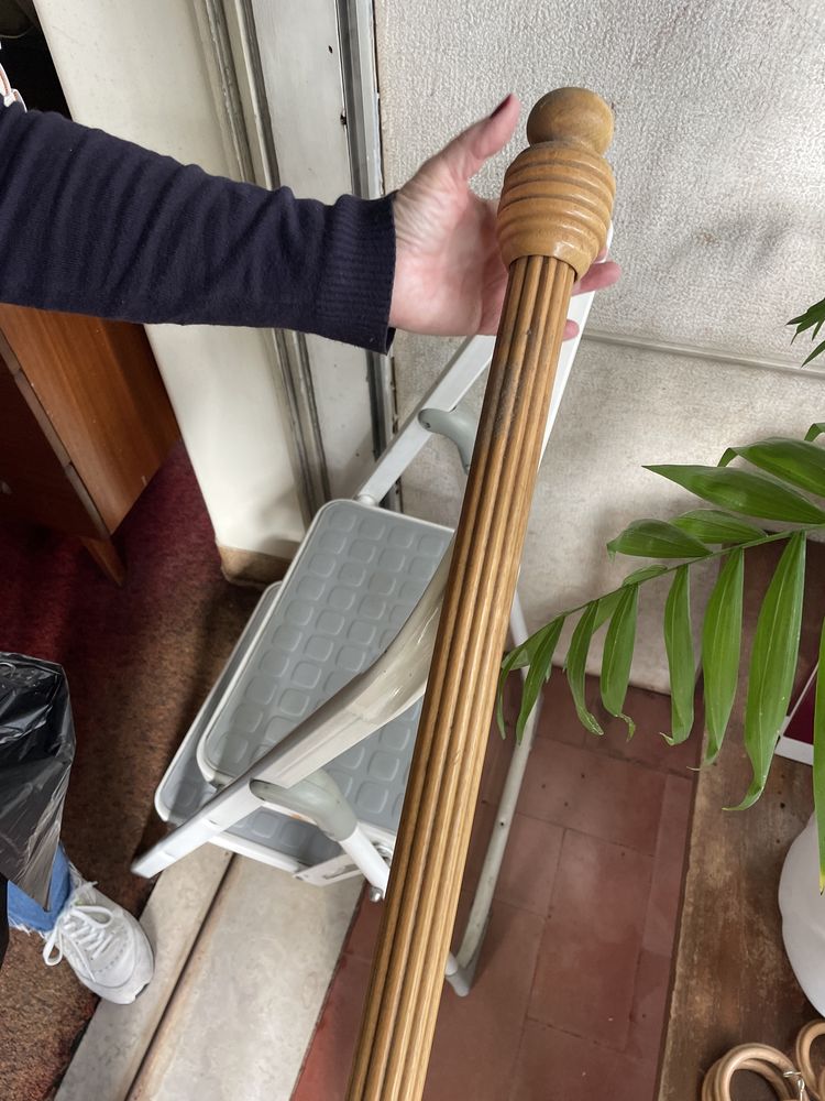 Varão para cortinados (argolas incluidas)