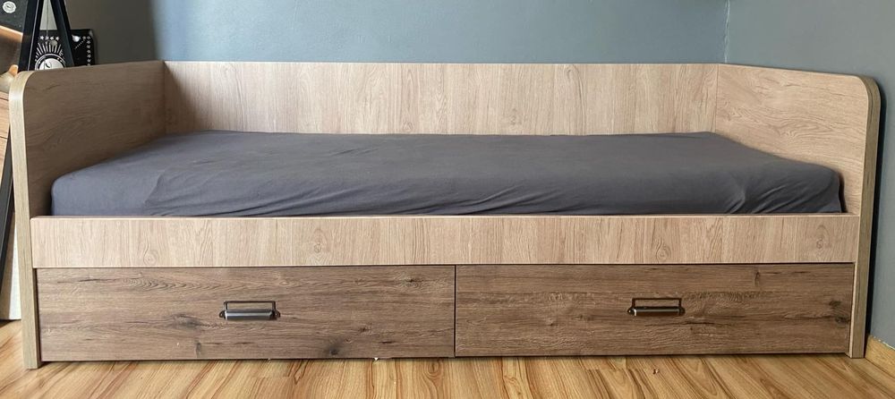 Łóżko skrzynia z szufladami