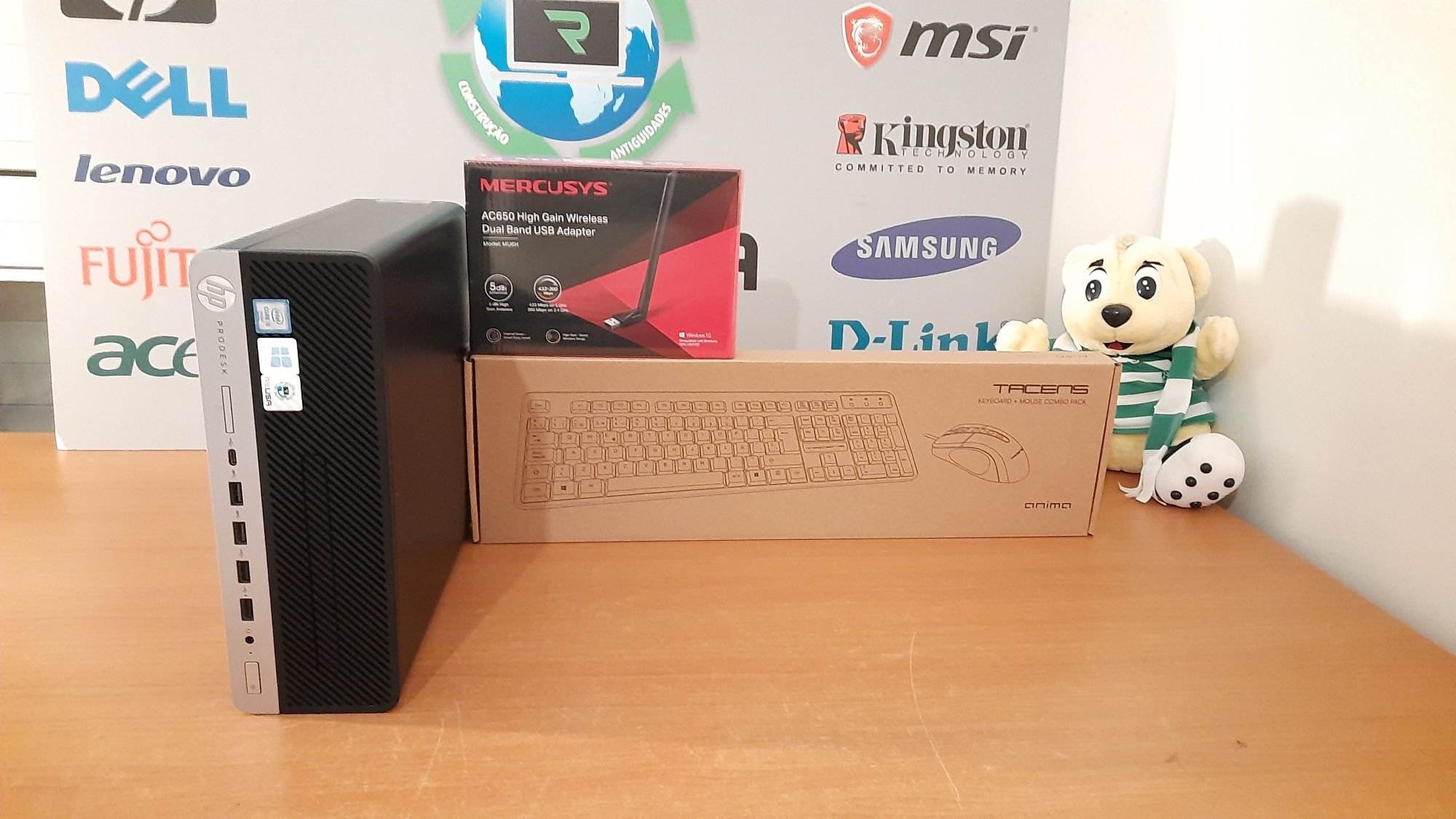 Pç HP 600G3|i5.6500-3.2G|16G-DDr4|NVMe256G+HDD500G|VGA/DP|TPM2.0|W11