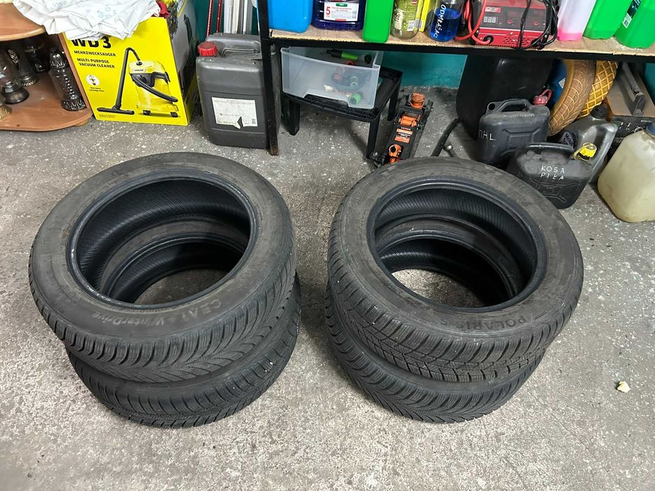 Opony zimowe 205/55 R16. Barum 2szt. Ceat 2 szt.
