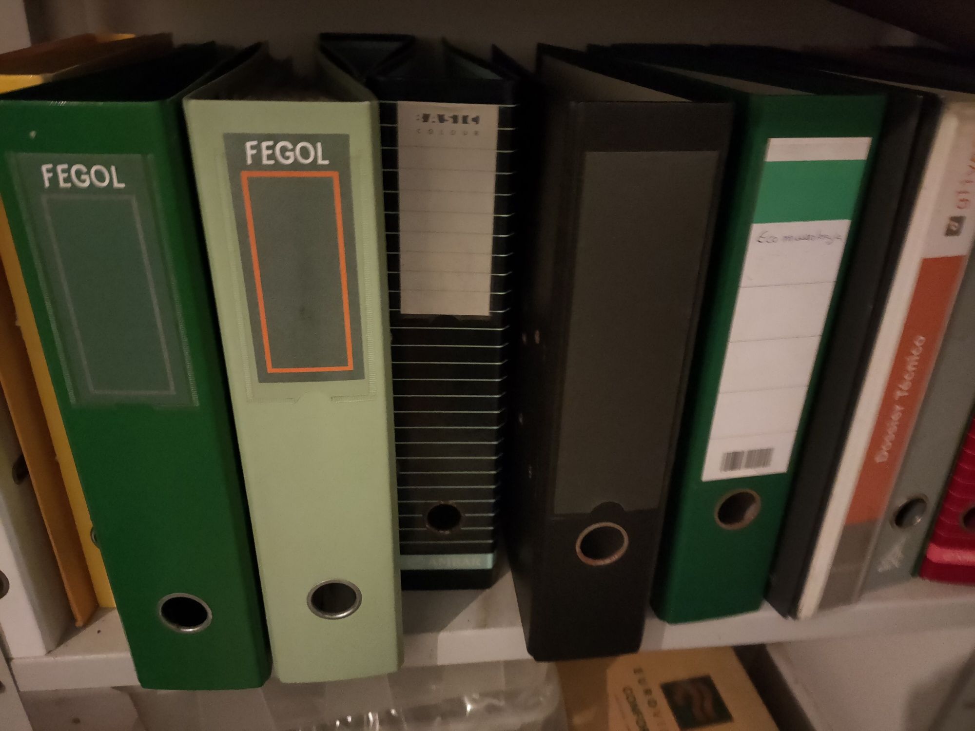 Capas de arquivo grossura variável