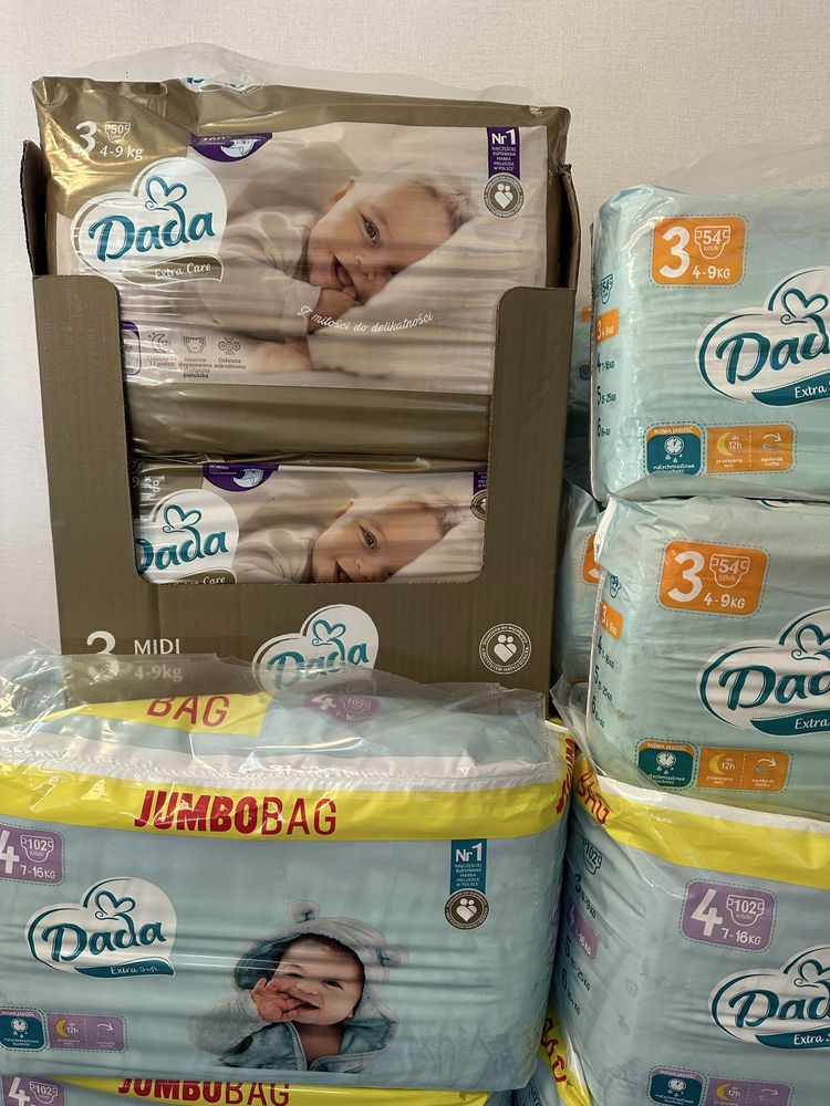 Памперси дада dada extra soft extra care 3,4,5,6 Трусики 4,5,6