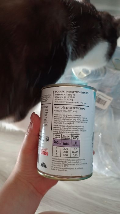 Mokra karma dla kota KOEMA wołowina z jagnięciną 6x 400g