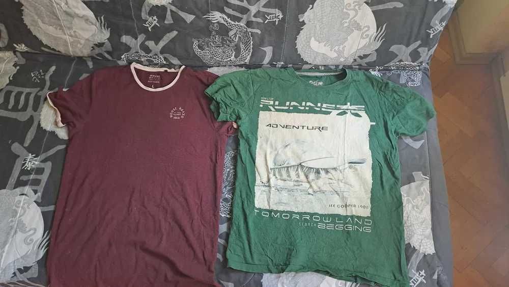 Dwa męskie T-Shirty - różne kolory, House i LeeCooper