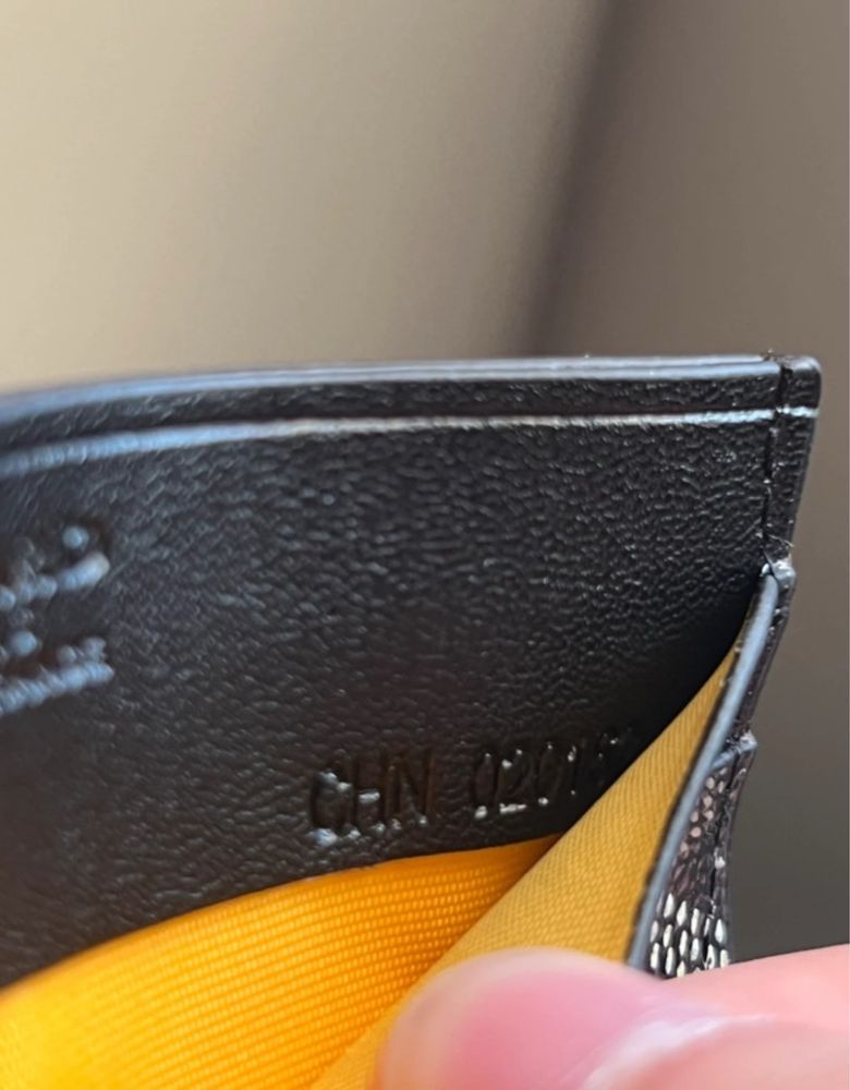 Goyard Carteira Preta