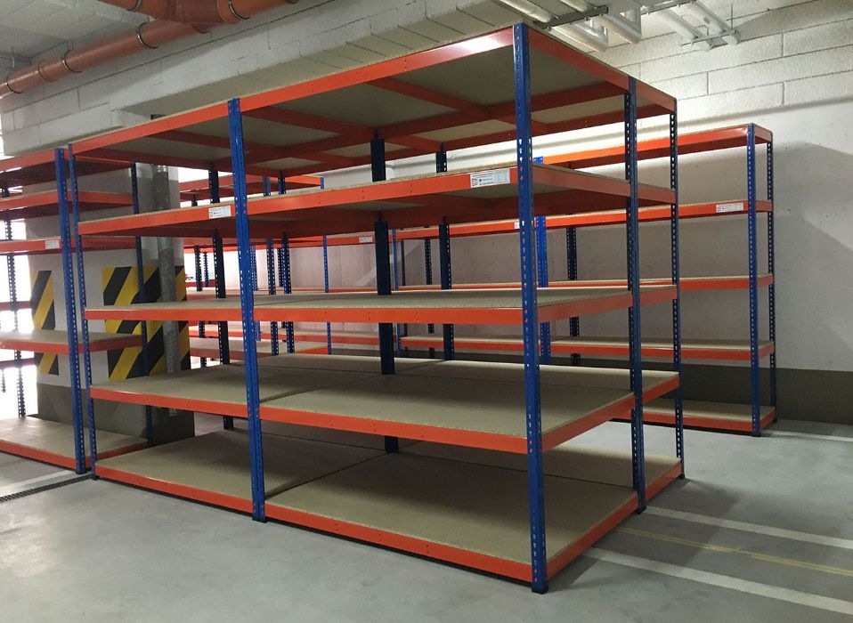 MOCNE TRWAŁE Regały Półkowe do Magazynu Warsztatu Garażu Piwnicy