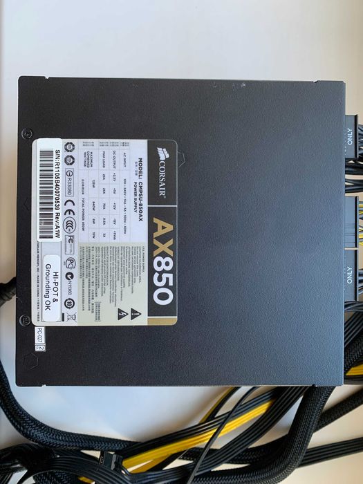Блок живлення Corsair Professional Series Gold AX850 850W CMPSU-850AX