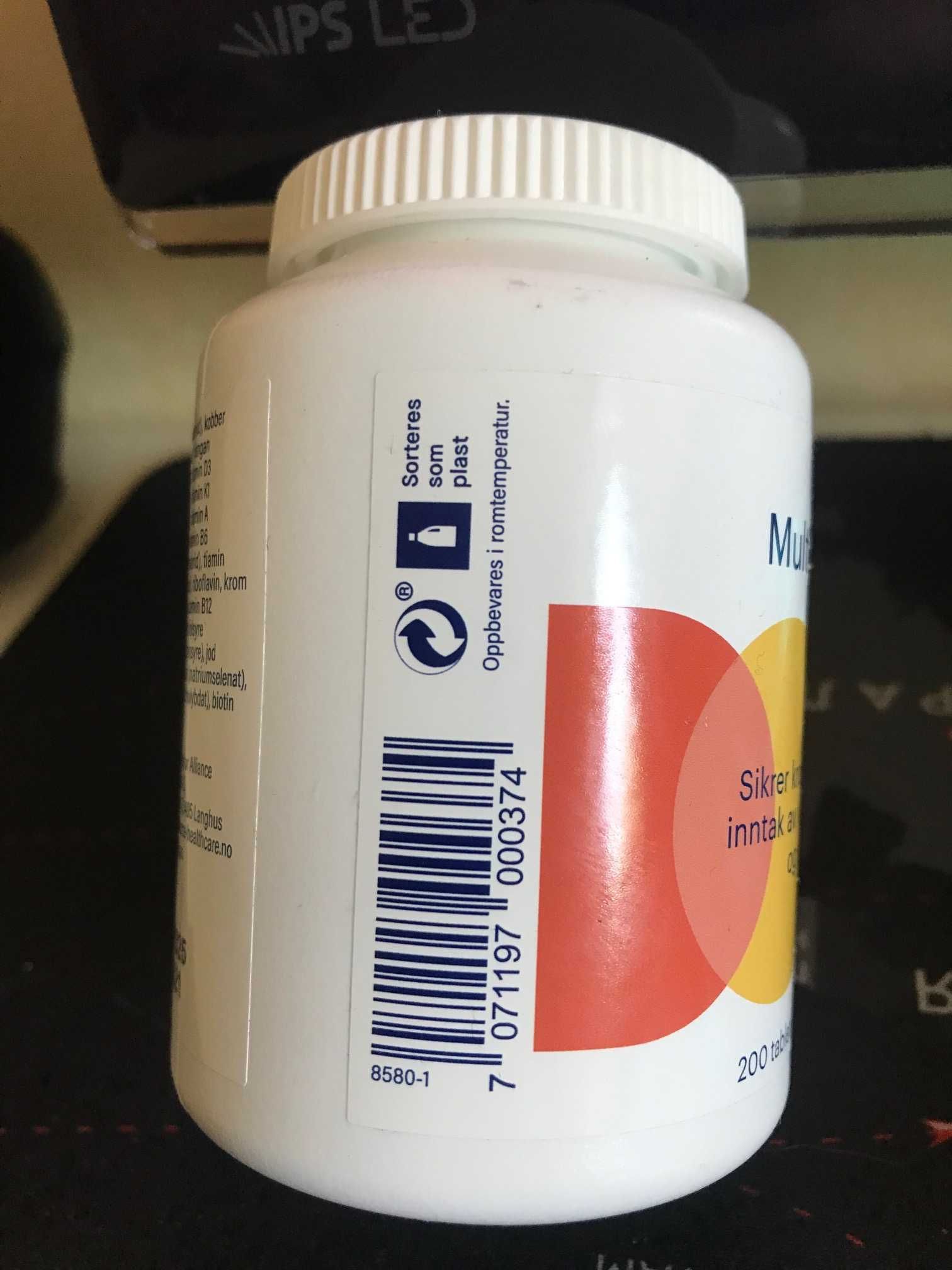Nytti Multivitamin 200шт.Норвегія