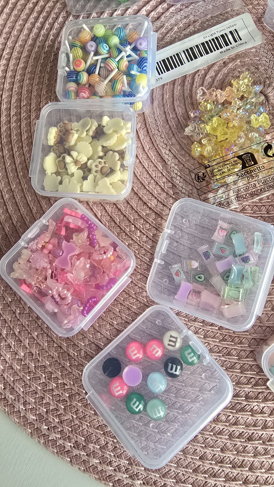 Ozdoby do paznokci Kawaii DIY cyrkonie akryle itp.l