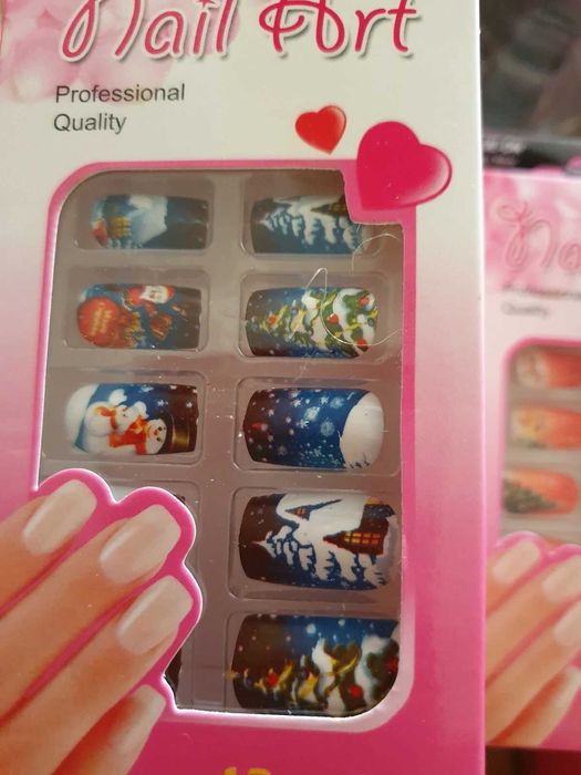 Paznokcie Nail Art Tipsy Press On Śliczne zestawy 140 sztuk Nowe