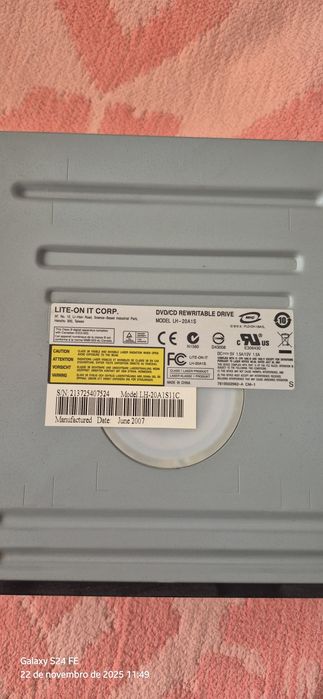 Drive de DVD/CD Re-gravável