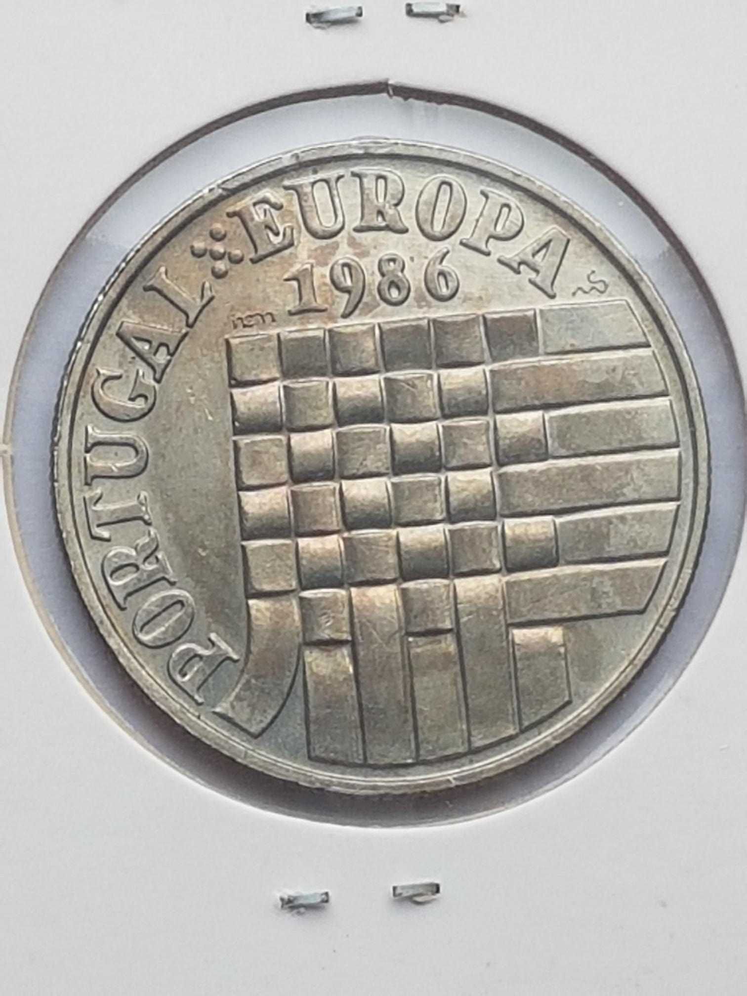 Moeda 25 Escudos C.Niquel República 1986 Portugal/Europa (BELA)