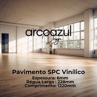 Pavimento Vinílico Spc 6mm - Régua Larga 228mm - 6 cores By Arcoazul