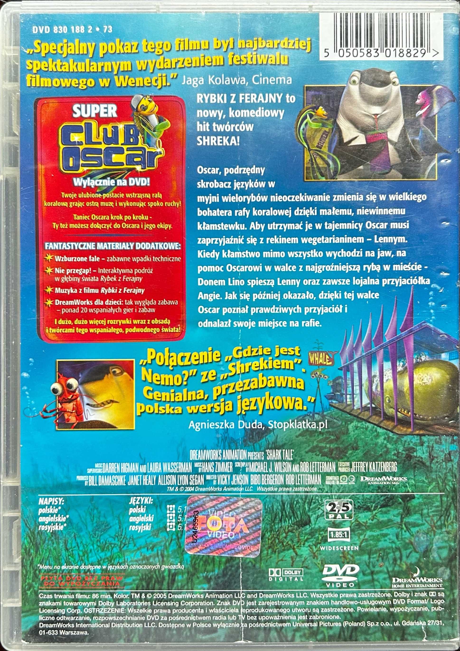 Film DVD Rybki z Ferajny