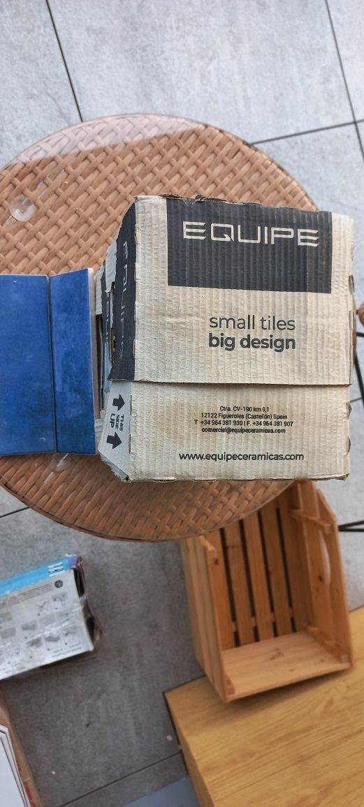 Płytki ciegiełki Equipe artisan colonial blue