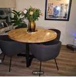 Blat z drewna z drzewewa mango 130 cm