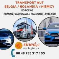 Transport aut z Belgii Holandii Niemiec