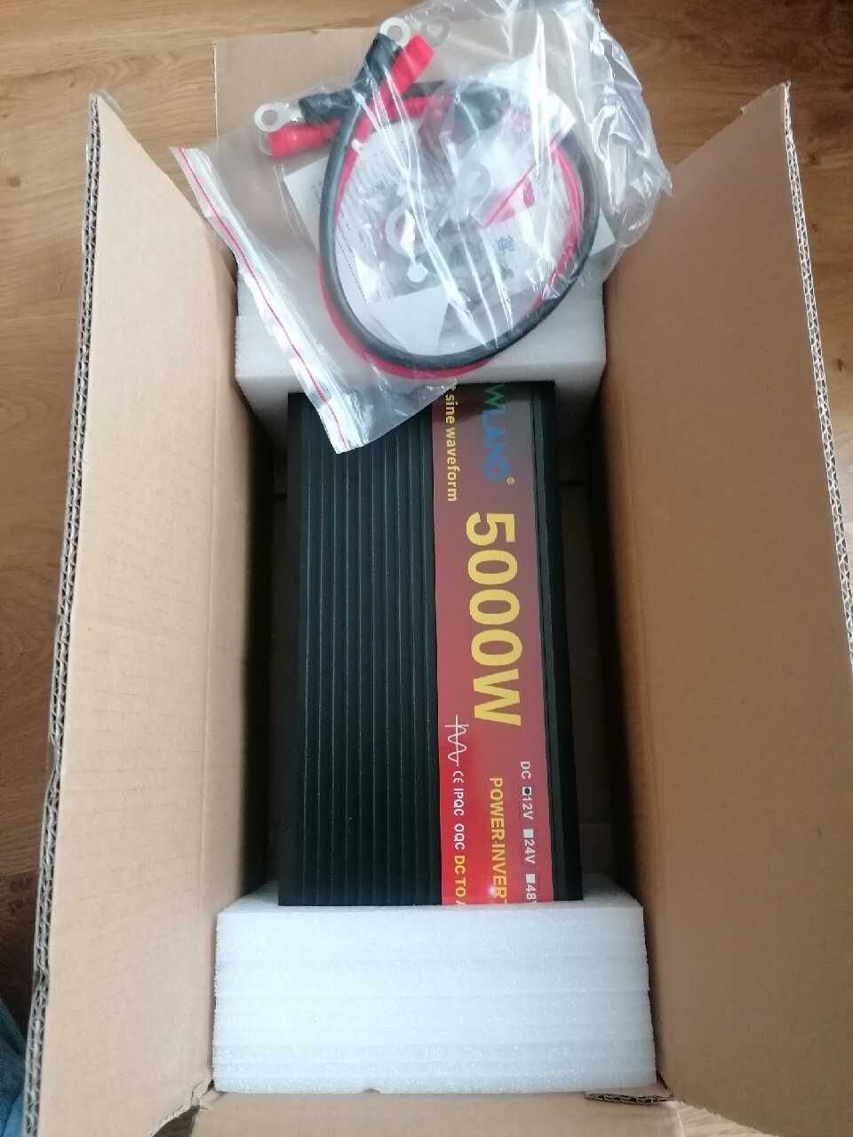 Przetwornica 12v 230V 220V 5000W inwerter SINUS 5kw