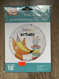 Balon foliowy LIS (Happy Birthday), 18".