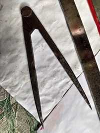 Циркуль разметочный сапожный молоток нож