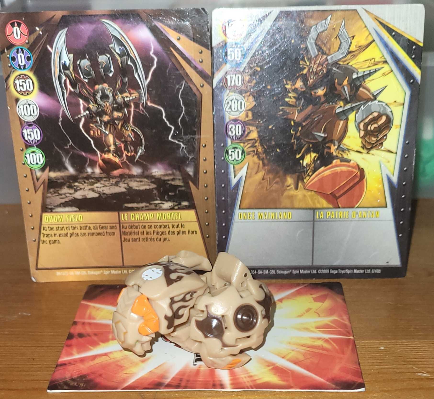 Bakugan Sabator & Chompixx + 2 magnetyczne karty