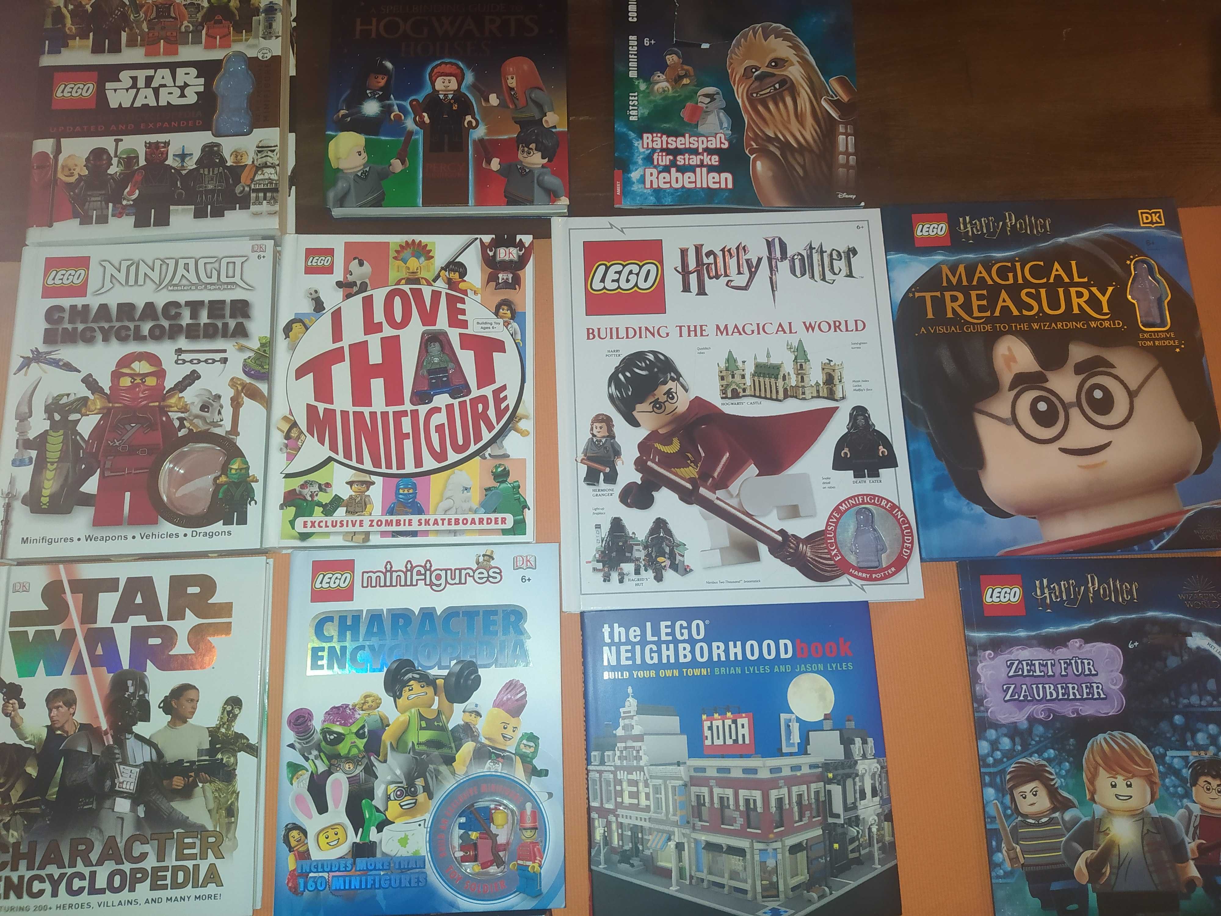 Lego Varios Livros - Harry Potter - Ninjago -Star Wars
