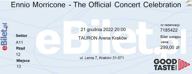 Ennio Morricone Kraków The Official Concert Celebration