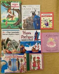 Livros infantis variados