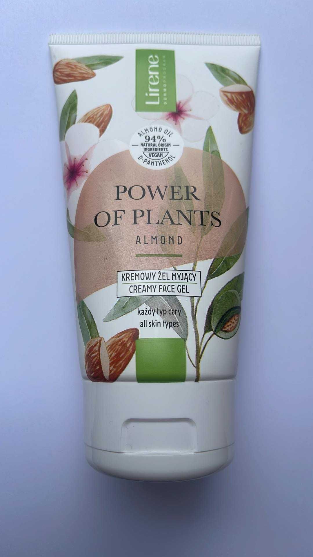 Kremowy żel myjący Lirene Power Of Plants Almond 150 ml, nowy