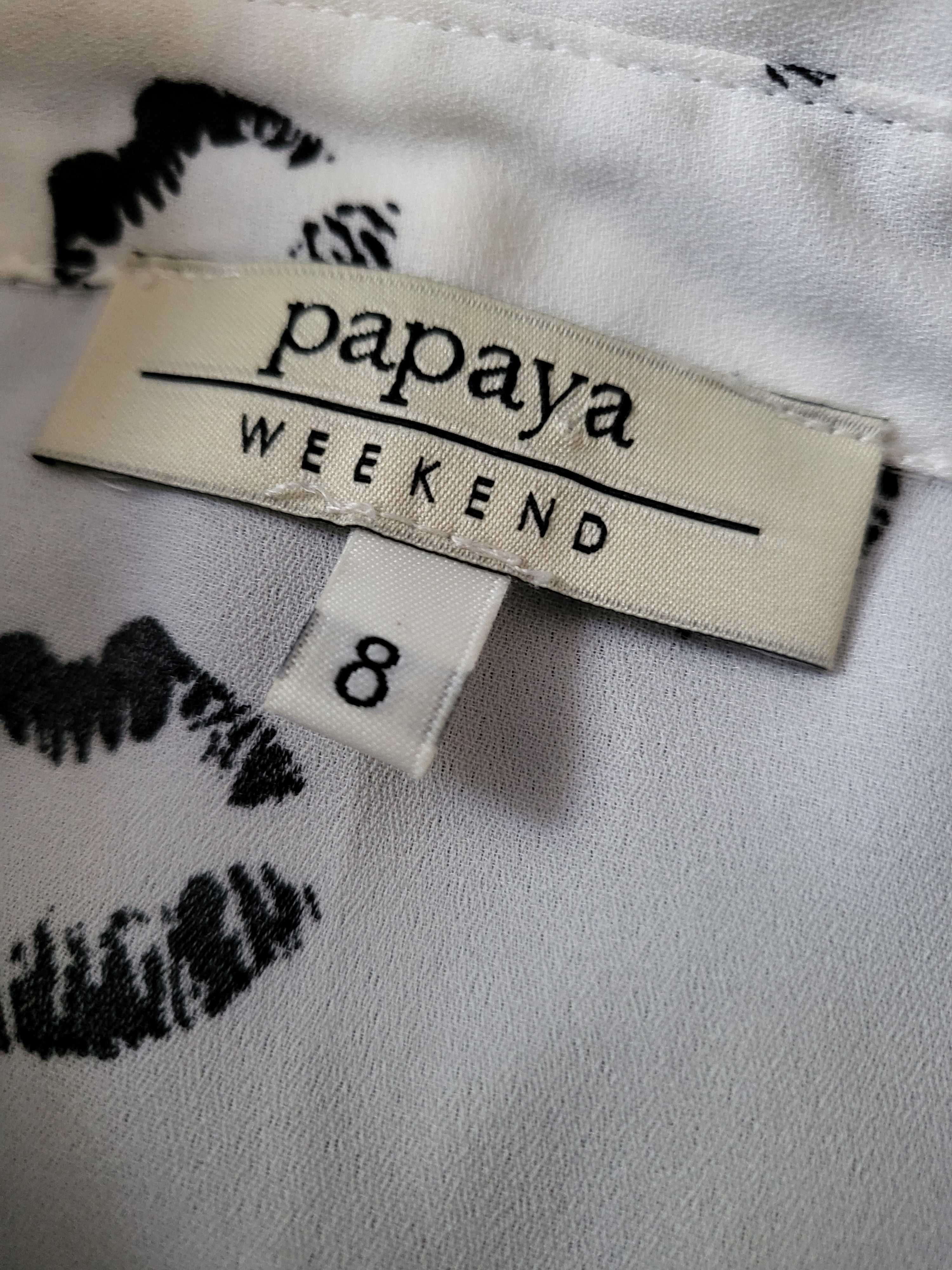 Біла сорочка з поцілунками papaya weekend 8р.