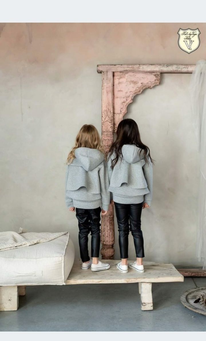 Bluza Kids by Voga Italia długi rękaw szara