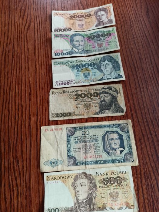 Banknoty,stare pieniadze