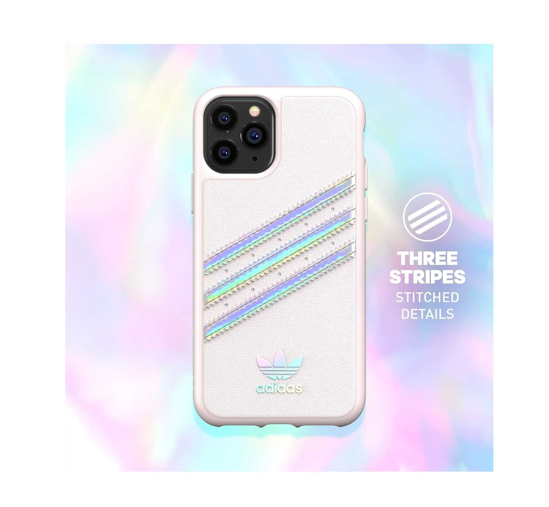 Nowe! etui iPhone 11 Pro Max białe Adidas holograficzne case Warszawa