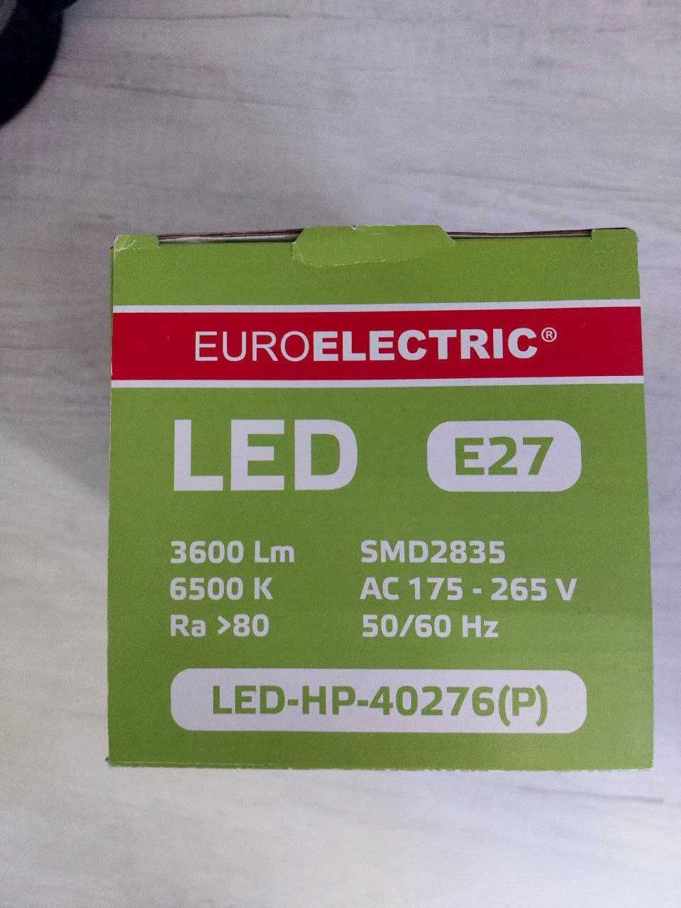Яркая LED лампа Euroelectric 40W E27