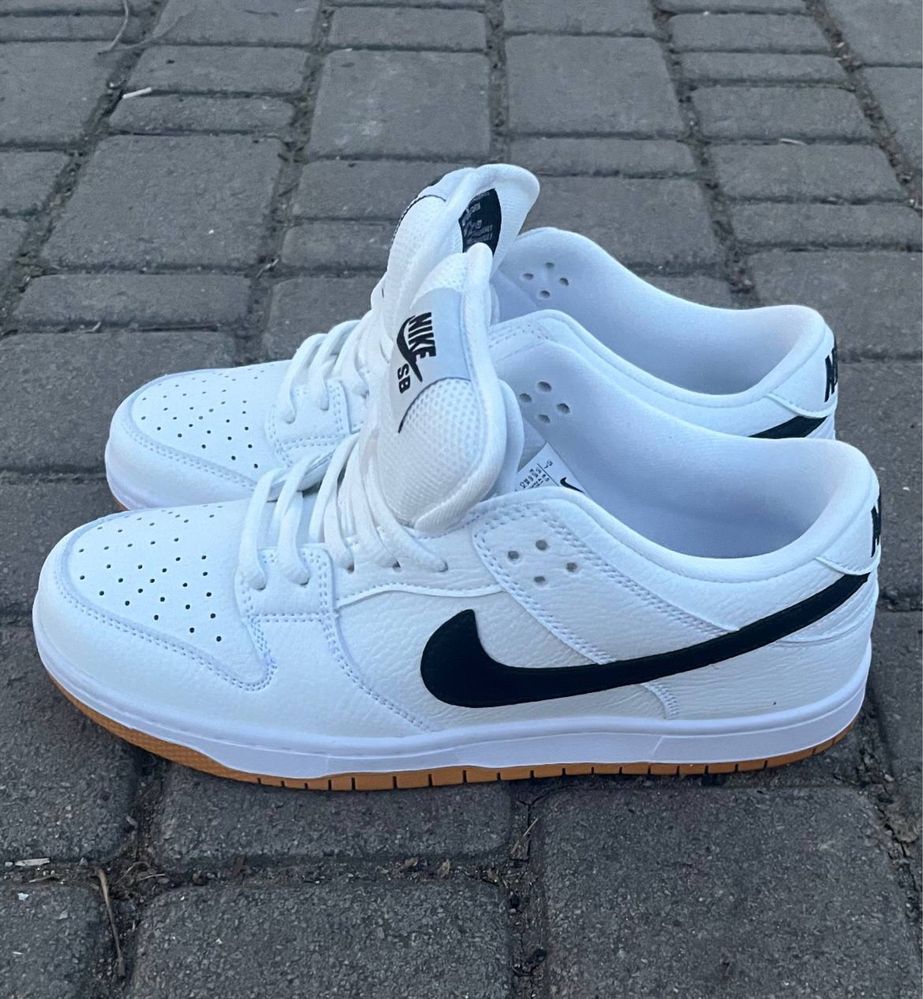 КРОСІВКИ NIKE SB DUNK LOW WHITE/кросівки найк данк білі