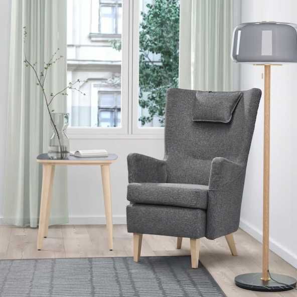 Fotel uszak Omtanksam Ikea - jak nowy
