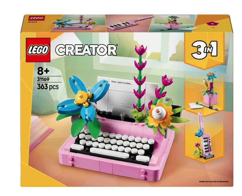 LEGO Creator 31169 Maszyna Do Pisania Z Kwiatami