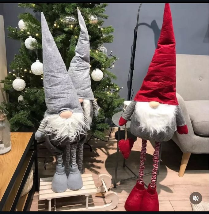 Новорічний декор, іграшки: Миколай, Дід Мороз, сніговик, гноми, ельфи