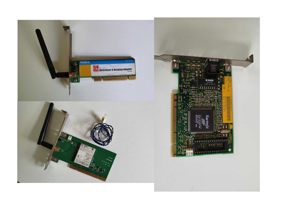 Placas de Rede PCI (Várias - Ethernet e WiFi)